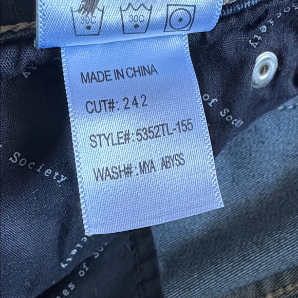 Articles of Society Blue Jeans 29 / 8 ankle skinny mid-rise - Picture 8 of 8